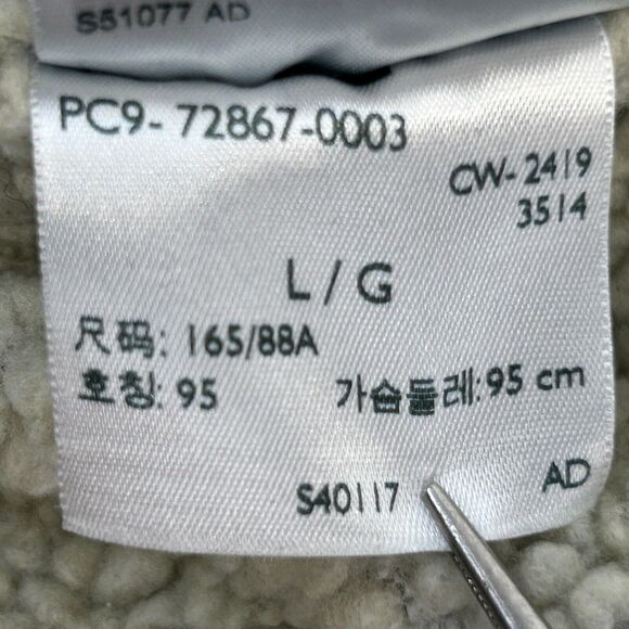 Levis Womens Sherpa Lined Jean Jacket Large Baggy Trucker Denim Blue 72867-0003 - Picture 13 of 15